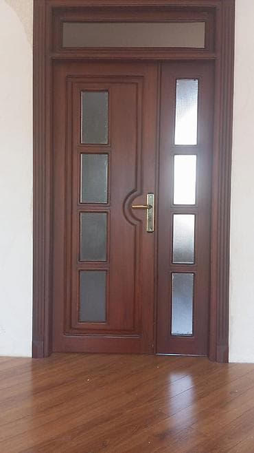 İşlənmiş Otaq qapısı 90x240 sm Şəbəkə ilə, Ünvandan götürmə