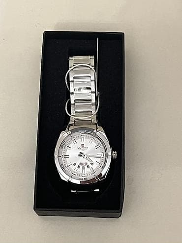 bakida saat: Yeni, Qol saatı, NaviForce, rəng - Gümüşü — 2