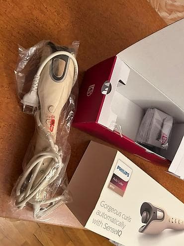 buruq feni: Philips Auto Curler 8000 – SenseIQ texnologiyalı avtomatik saç burma — 1