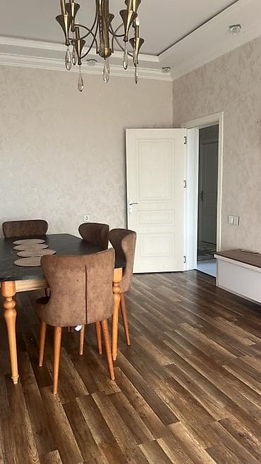 kiraye evler ucuz 2024: 3 otaqlı işıqlı mənzil – geniş qonaq otağı, yataq otağı və uşaq/iş — 2