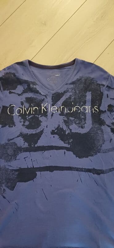 ВАЗ (ЛАДА): Мужская футболка, Calvin Klein, S, цвет - Синий — 7