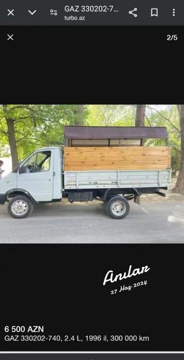 renault ehtiyat hissələri: QAZ GAZel: 2.4 l | 1996 il 3000000 km Van/Minivan — 2