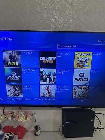 video pleyer: Sony playstation 4 1TB Konsol evde isledilib. Yaxsi baxilib. Ideal — 6