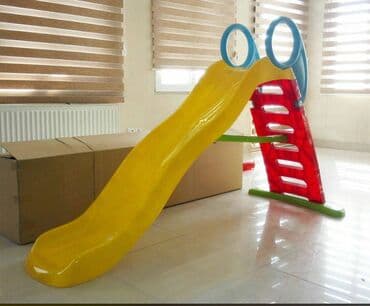 детская водная горка: 6 pilləli plastic sürüşkən Ev və bağ şəraitində istifadəsi — 2