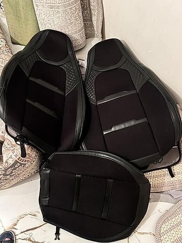 Avtomobil oturacaq üzlükləri dəsti - Rəng: qara - Material: nefesalan