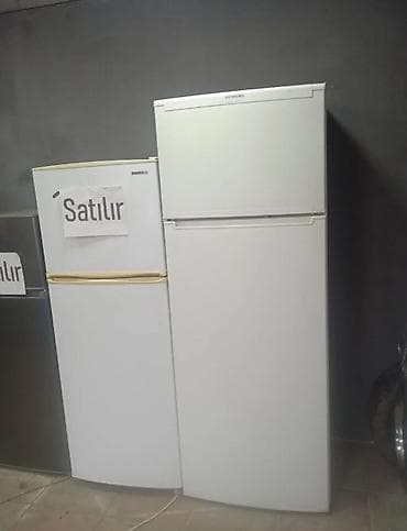 İşlənmiş 2 qapılı Siemens Soyuducu Satılır, rəng - Ağ, Dolab içi