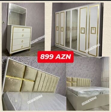 mətbəx masa dəsti: İkinəfərlik çarpayı, 2 tumba, Azərbaycan, Yeni — 18