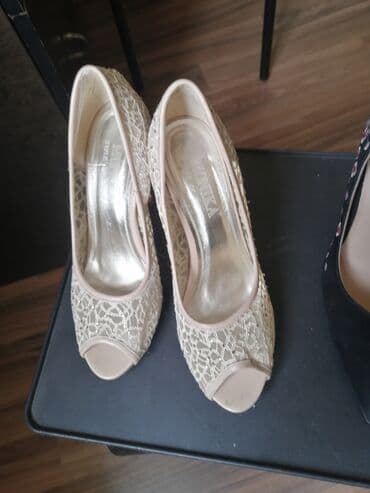 босоножки 27 размера: Размер: 38, цвет - Айвори, Новый — 3