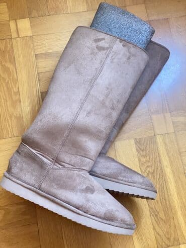 домашние женские тапочки из овчины: Uqqilər, Ölçü: 39, rəng - Qəhvəyi, Yeni — 3