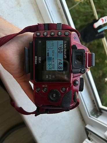 Nikon D3200 DSLR CAMERA yaxşı baxılıb, 18-55 öz lensi 64gb yaddaş — 3