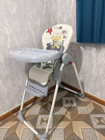 Yemək masaları, oturacaqları: Uşaq yemək stulu – Baby Home Az istifadə olunub - Qatlana bilən — 5