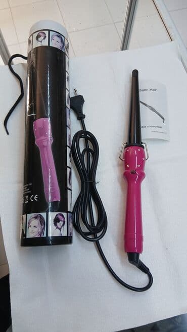 cene aparati: Ünvan Hövsan .Konik formalı, çəhrayı rəngli saç buruqlandırıcısı — 1