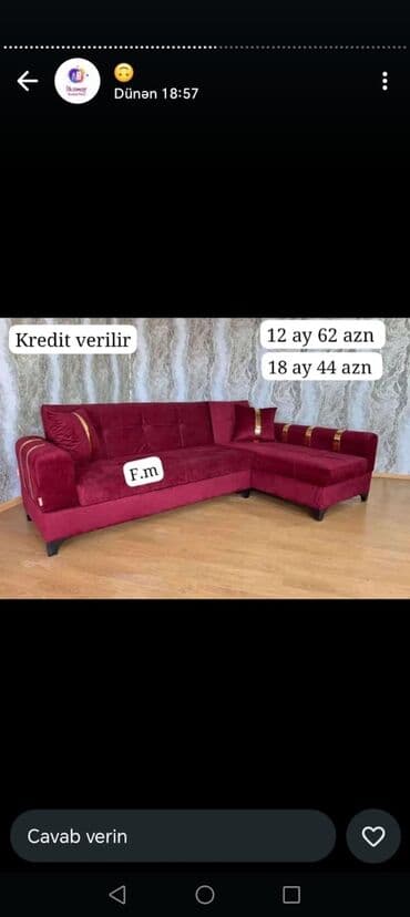 раскладные кресла в баку: Угловой диван, Раскладной, С подъемным механизмом, Велюровая ткань, Бесплатная доставка в черте города — 10