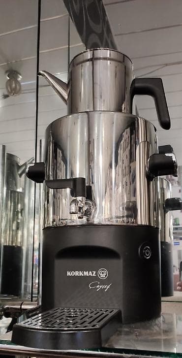 samavar: Samovar elektrik samovar Korkmaz Turk istehsali 5 litr su 2 litr cay — 3