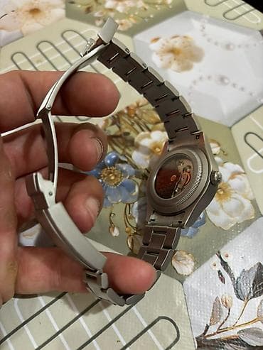 rolex saatlari: Prezdentiski Boz Mat Mekaniki qol saatı Rolex Paslanmaz polad safari — 2