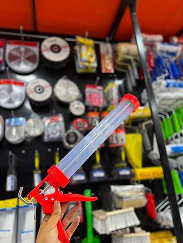 Yapışdırıcı tapançalar: Silikon/PU mastika üçün təzyiq tabancası - Material: möhkəm plastik — 1