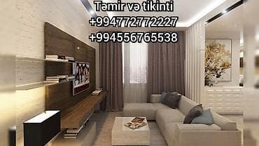 Təmir və tikinti. Mənzillərin yüksək keyfiyyətli materiyallarla