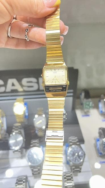 bu saatlarda b: Qol saatı, Casio, rəng - Qızılı — 2