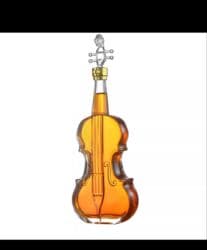 подарок любимому на 14 февраля: Skripka formalı şüşə qab Şüşə skripka formalı içki qabı - Həcmi — 1