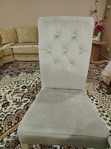 vega mebel: Qonaq otağı üçün, İşlənmiş, Qatlanmayan, rəng - Bej Stul — 9