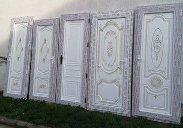 ucuz plastik qapi pencere: Yeni Plastik qapı 80x200 sm Zamok və çərçivə ilə, Zəmanətli, Pulsuz quraşdırma, Pulsuz çatdırılma — 7