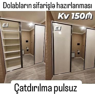 сбор мебели: Прямой шкаф, Для спальни, Гардероб, Купе, Встраиваемый — 1