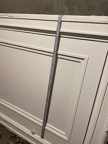 qapi ceftesi: Ağ rəngli dekorativ MDF panel/qapı üzü - Klassik panelli dizayn — 2