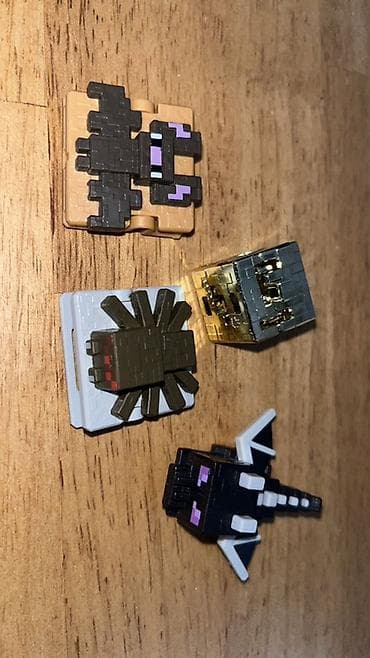 статуетка: Minecraft temalı kinder fiqurlar Ender Dragon, yarasa, hörümçək və — 1