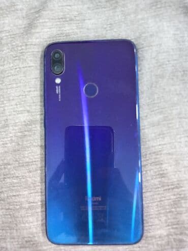 xiaomi mi note: Redmi Note 7, 64 ГБ, цвет - Синий, Отпечаток пальца — 6