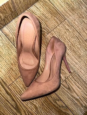 женские бежевые туфли: Туфли, Размер: 37, цвет - Розовый, Новый — 2