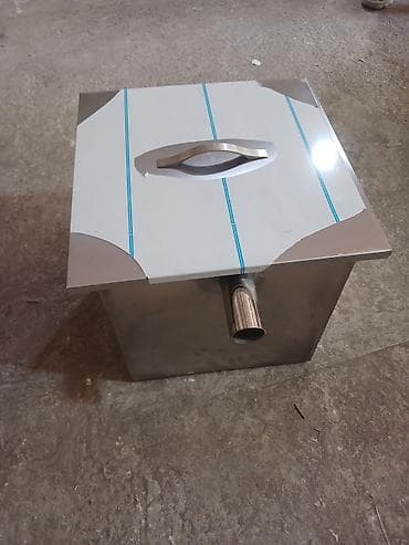 su despensoru: Paslanmayan poladdan yağ tutucu (grease trap) – istənilən ölçüdə — 3