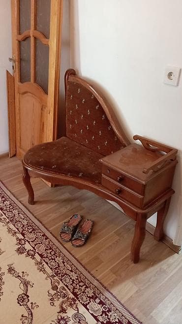 ev esyalari satisi: 2 qapılı, Güzgülü, Qəhvəyi, Digər material, Açılan, Düz dolab — 1