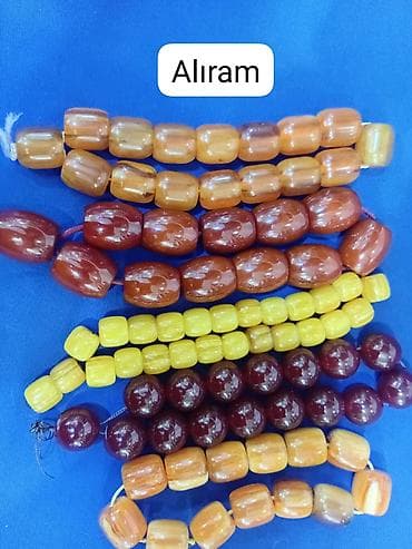 Kəhrəba üslubunda muncuq dəstləri – təsbeh və aksesuar hazırlamaq üçün
