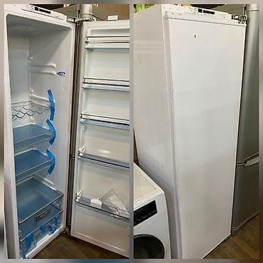 soyuducu ventilyator: Ağ rəngli, hündür təkqapılı soyuducu (inkişaf tipli kabinet). İnteryer — 1