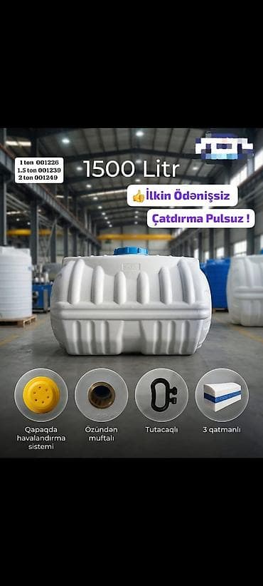 qebir daşları sekiller: Su çənlərin nəğd və kreditlə satışı ✅Kredit Tək Şəxsiyyət vəsiqəsi — 3