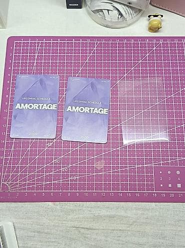 Məhsul: K-pop fotokart dəsti – Jisoo (AMORTAGE “Upcoming Schedule”) — 2