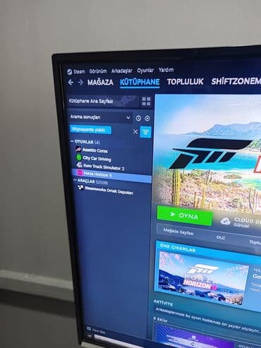 komputer şəkilləri: Barter yoxdur PC və Logitech sükan konsol satılır. Qeyd olunan qiymət — 9