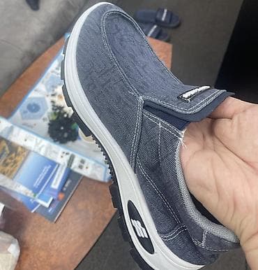 Мужская обувь: Kişi slip-on ayaqqabısı – Los Santos 40 olcu - Üst material: mavi — 2