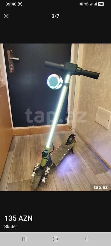 Elektrik skuter - Qatlanan konstruksiya – asan daşınma və saxlanma