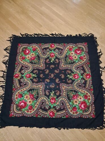 elif hicab instagram: Məhsul: Naxışlı kəlağayı/şal - Ölçü: təxminən kvadrat forma, böyük — 1