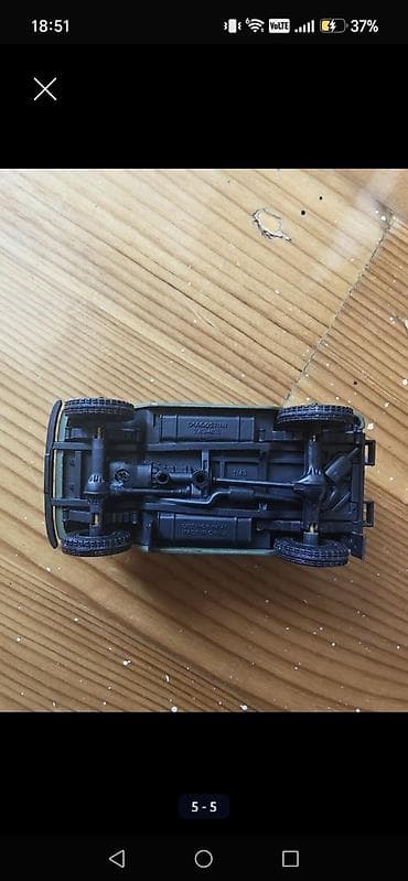 UAZ-469 hərbi yolsuzluq avtomobilinin metal kolleksiya modeli - — 5