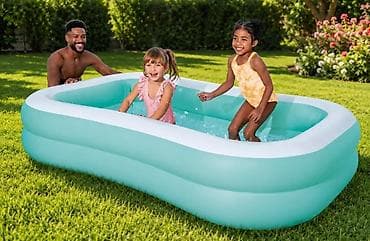 🌊 Elektron Nasos HƏDİYYƏ! 🎁 INTEX Şişmə Hovuz – Yay üçün ideal seçim! — 2