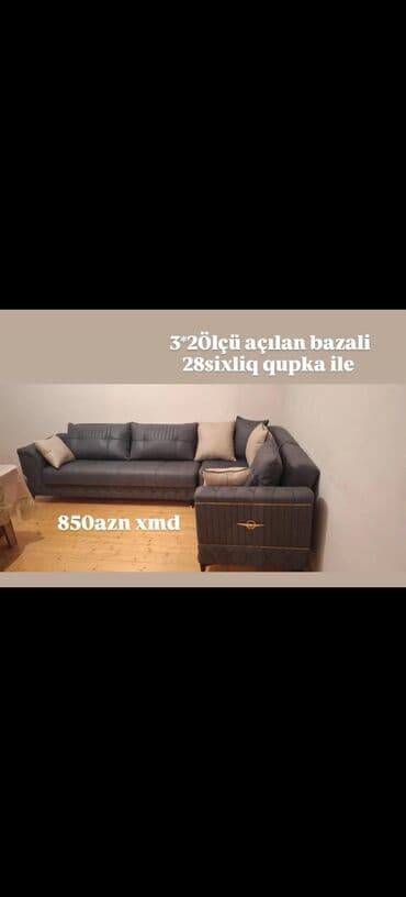 oturacaq divanlar: Künc divan, Açılan, Bazalı, Pulsuz çatdırılma — 2