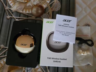 jbl qulaqlıq qiyməti: Yeni Simsiz (Bluetooth) Qulaqcıqlar, Acer, rəng - Bej — 2