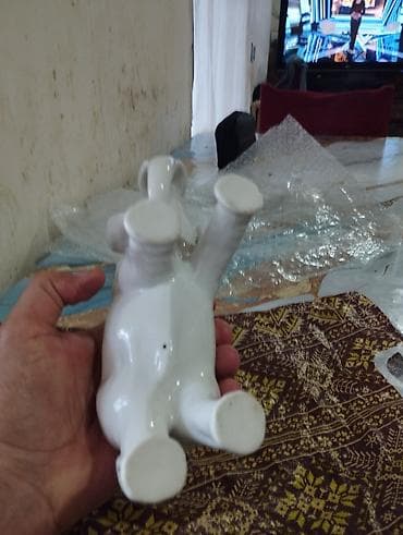 kasli fiqur: Fiqur, Keramika, rəng - Ağ — 4