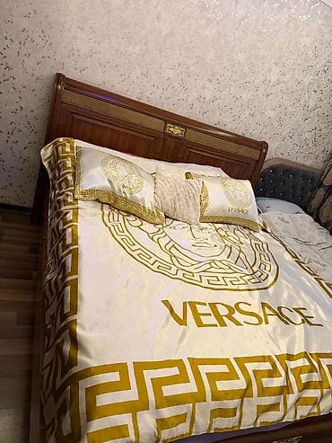 çarpayı matras: Mebel dəsti – taxta iki nəfərlik çarpayı və ortopedik döşək. ölçü — 1
