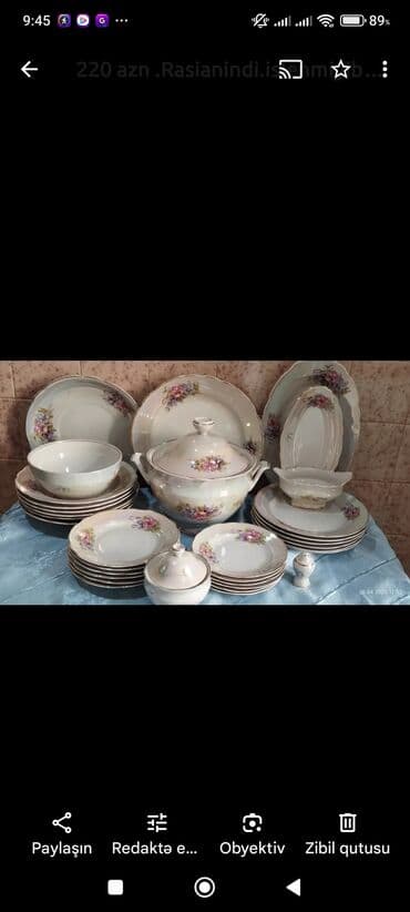 купить посуду онлайн: Обеденный набор, цвет - Белый — 2