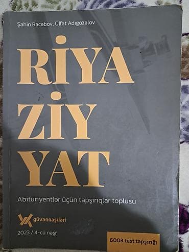 Məhsul: “Riya Ziyat – Abituriyentlər üçün tapşırıqlar toplusu” lalafo.az -da Məhsul: “Riya Ziyat – Abituriyentlər üçün tapşırıqlar toplusu”