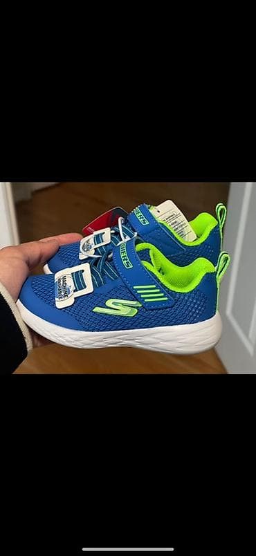 palt: Skechers Kids idman ayaqqabısı – mavi/yaşıl 2 ci el - Uşaq modeli — 2