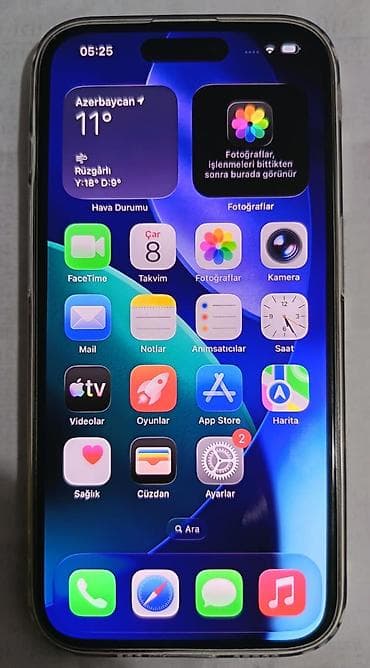 IPhone 15 Pro, 128 GB, Black Titanium, Face ID
